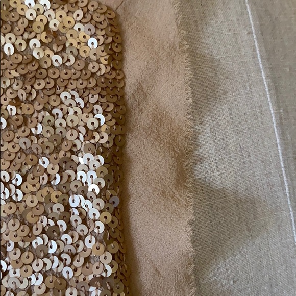 ✨bebe - Matte Sequine and Chiffon Top - Medium - Picture 8 of 11